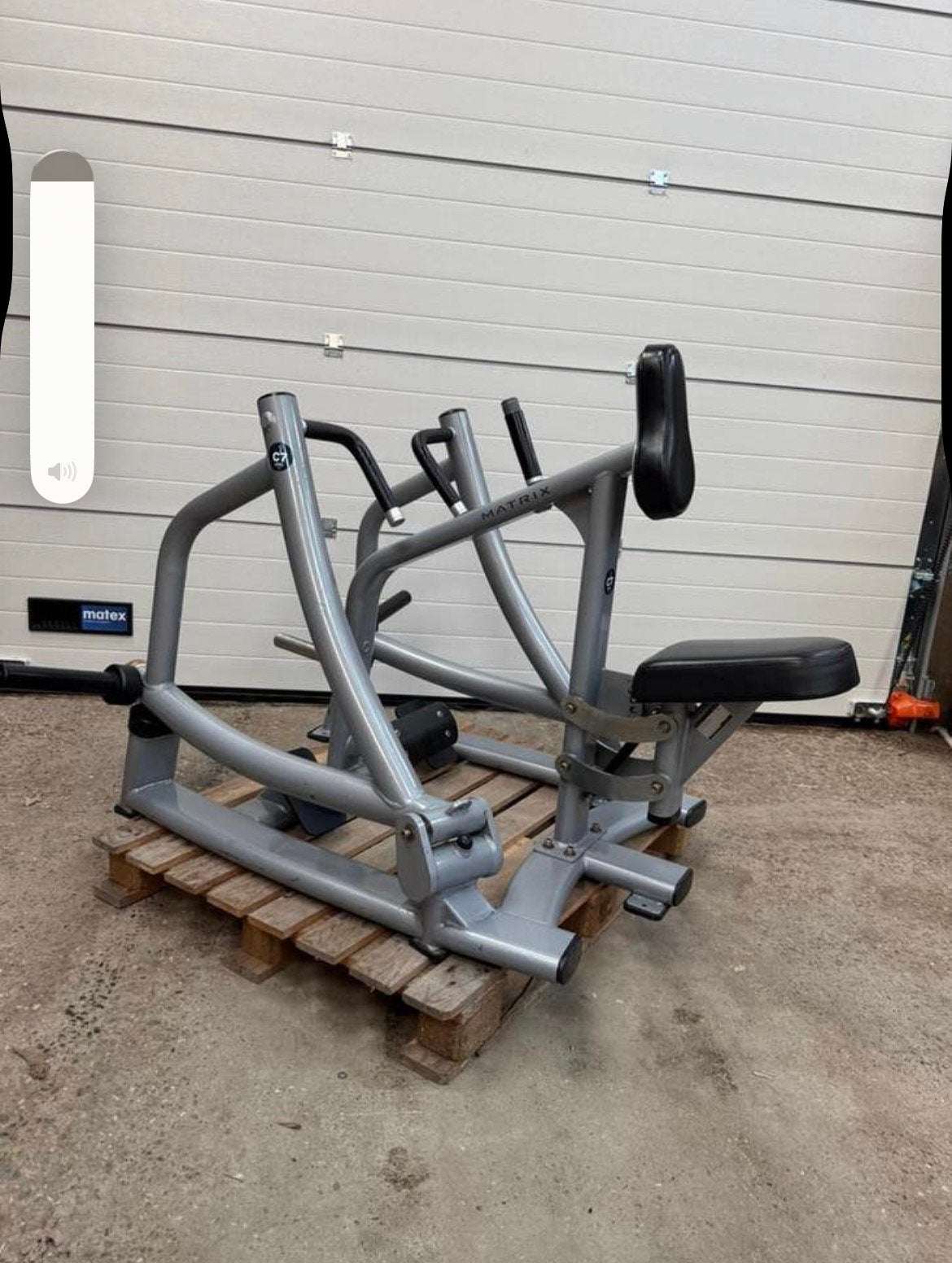 Matrix Plate loaded Seated row / Rowing machine / 50 mm