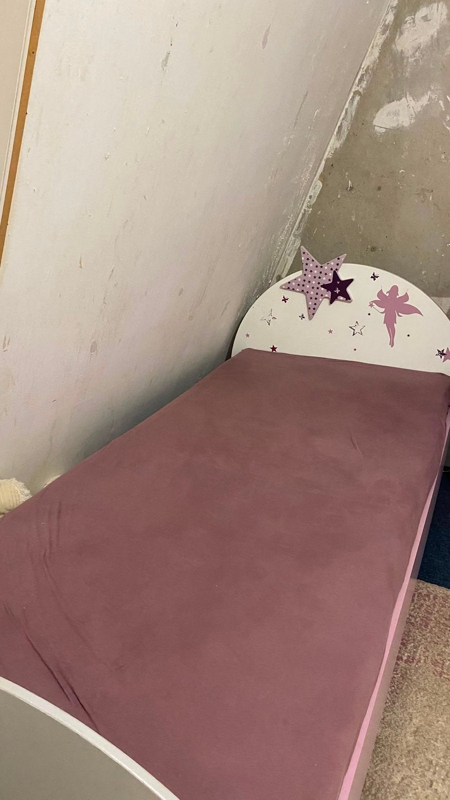 Meiden bed exclusief matras en bodem, Ophalen, Gebruikt, 90 cm, Eenpersoons