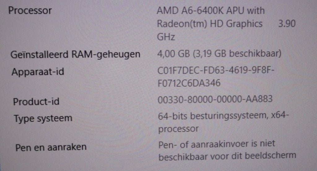 PC onderdelen, Computers en Software, Desktop Pc's, Ophalen, Gebruikt, Minder dan 4 GB, Zelf gebouwde pc