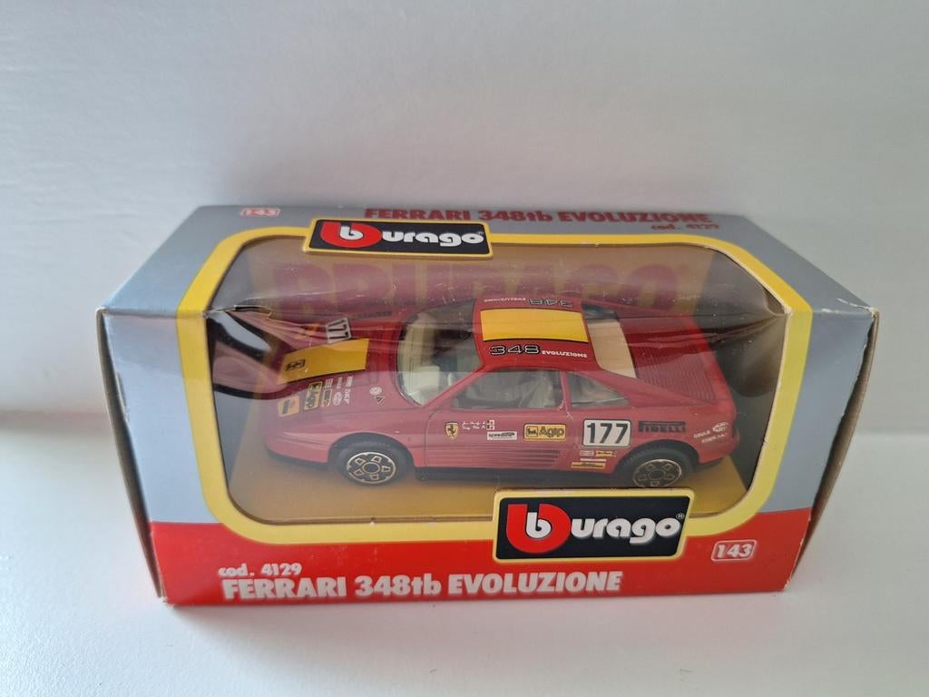 Burago Ferrari 348tb Evoluzione modelauto 1:43, Ophalen of Verzenden