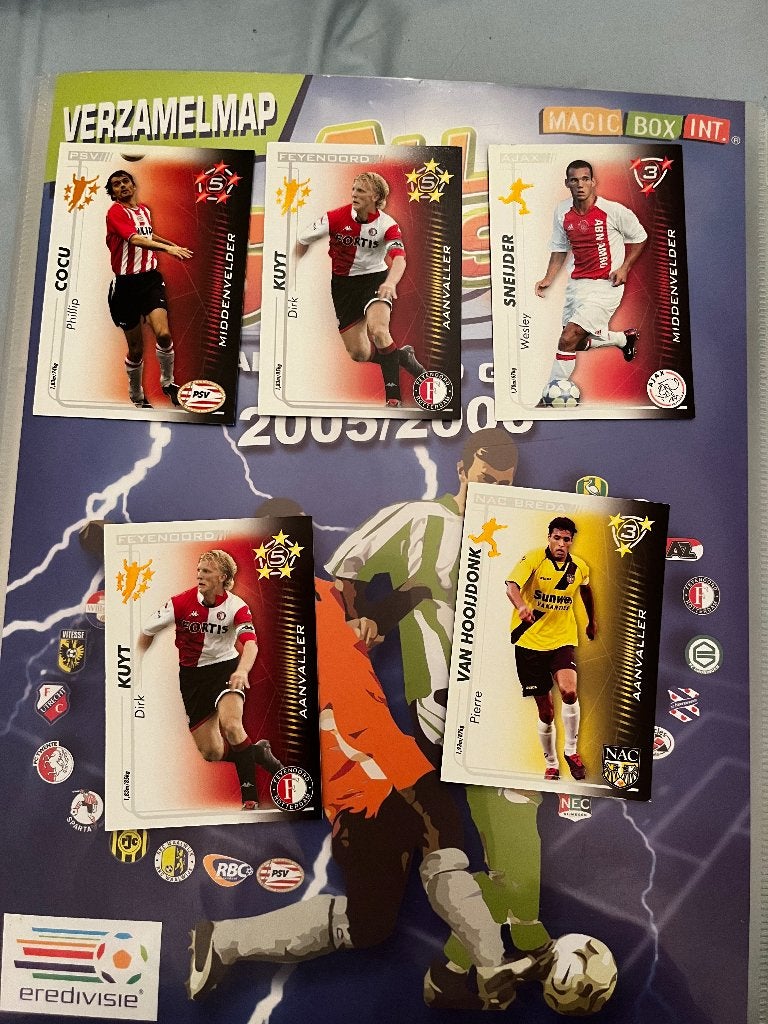 All Stars 2005/2006 Eredivisie magic box, Ophalen of Verzenden, Zo goed als nieuw, Overige binnenlandse clubs, Poster, Plaatje of Sticker