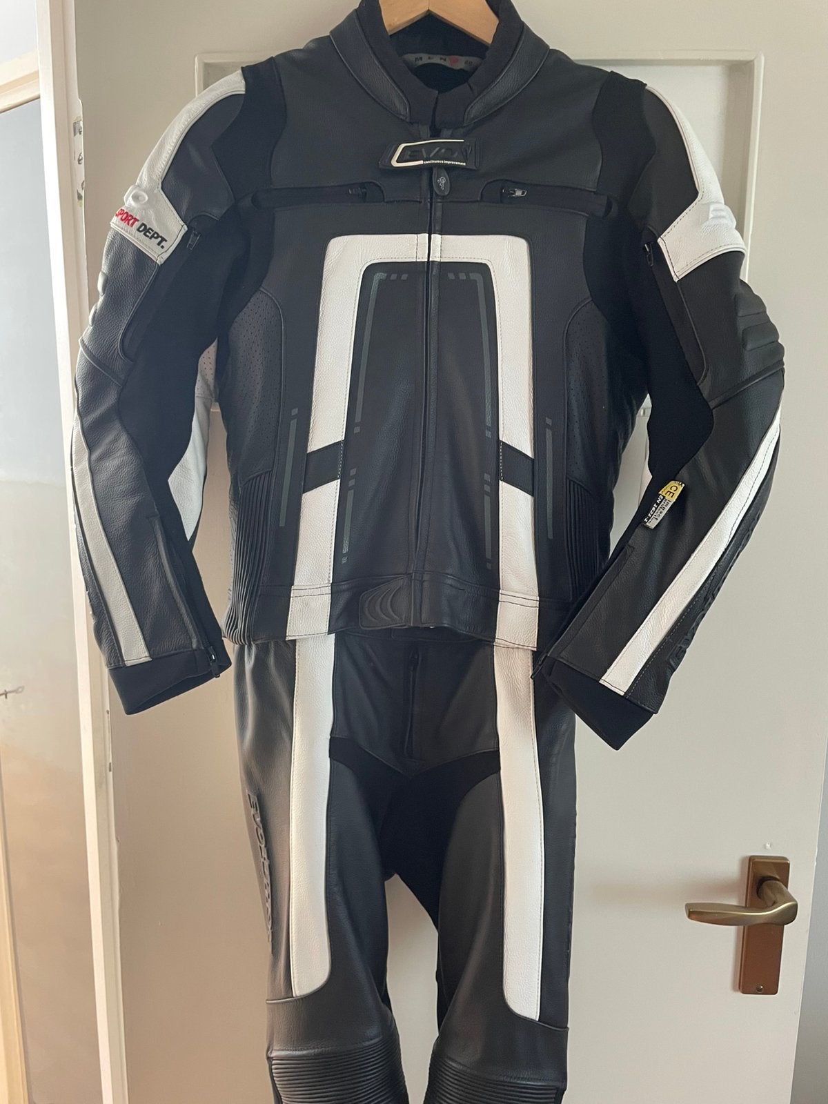 Lederen Evo motorpak. Maat 46 (m), Ophalen of Verzenden, Tweedehands, Heren, Combipak