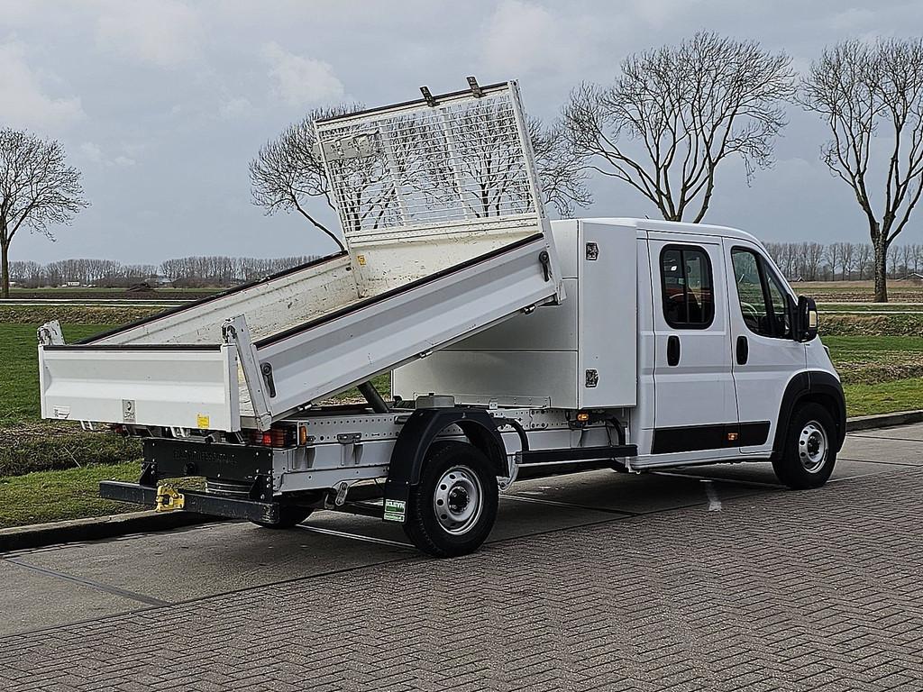 FIAT DUCATO 2.2 dub.cab kipper euro6, Auto's, Gebruikt, Euro 6, 179 pk, 7 stoelen