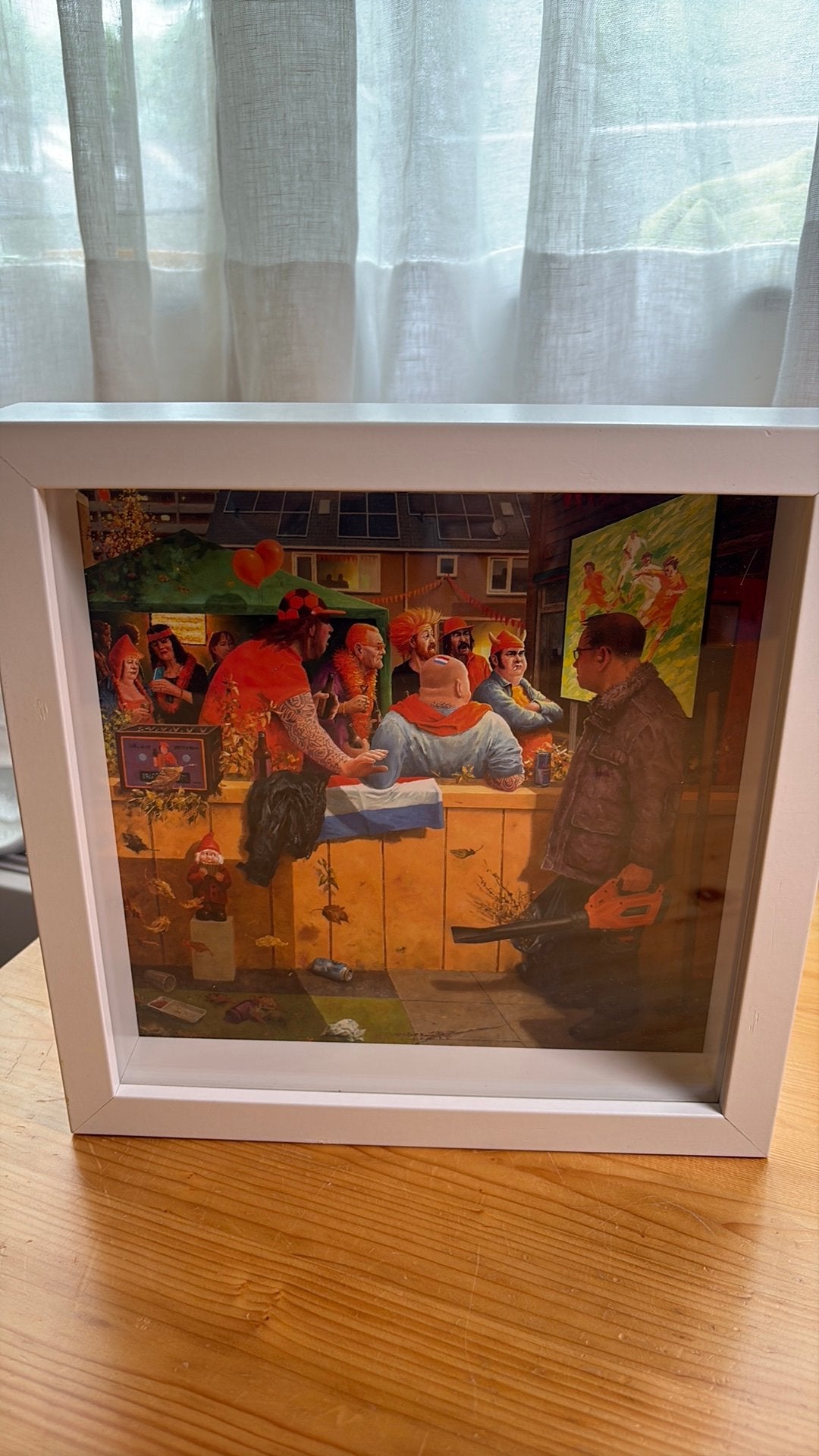 Poster de Finale, Marius van Dokkum  21 bij 21 cm, Huis en Inrichting, Woonaccessoires | Schilderijen, Tekeningen en Foto's, Ophalen of Verzenden