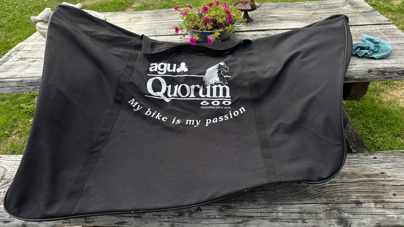Agu Quorum 600 fietstransporttas voor vliegtuig, Ophalen of Verzenden, Gebruikt