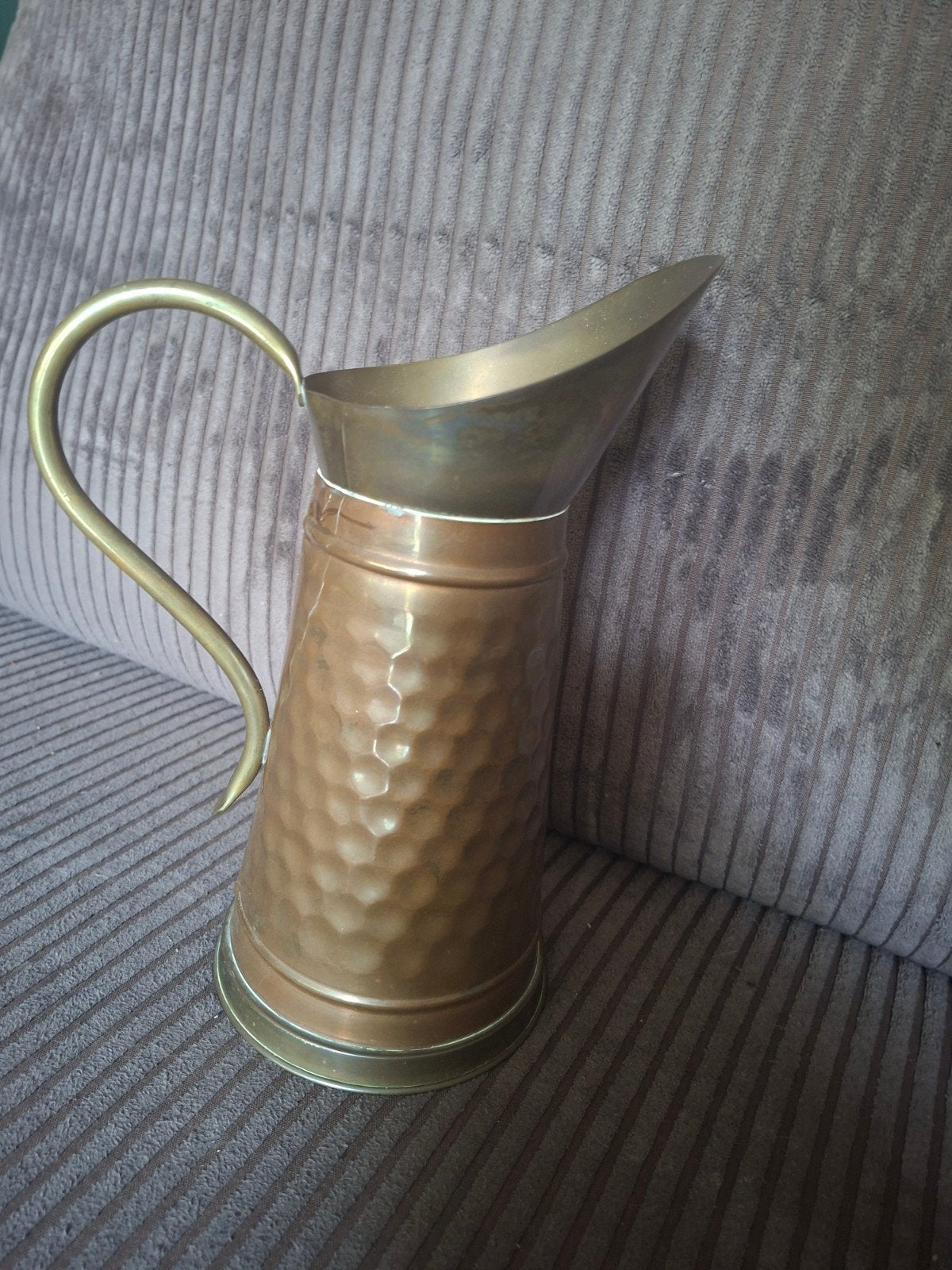 Vintage koperen en messing kan van APK Metalcraft Holland, Ophalen, Koper