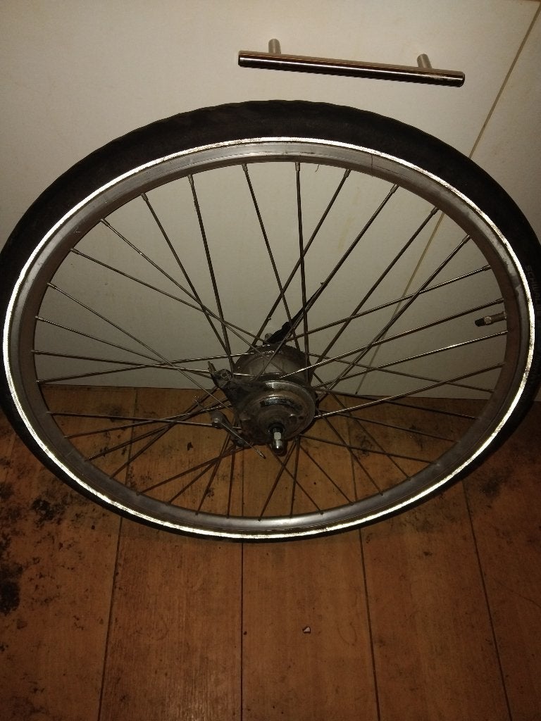 Achterwiel Shimano Nexus SG-8R31 28 inch (Rollerbrake), Fietsen en Brommers, Ophalen of Verzenden, Gebruikt, Wiel
