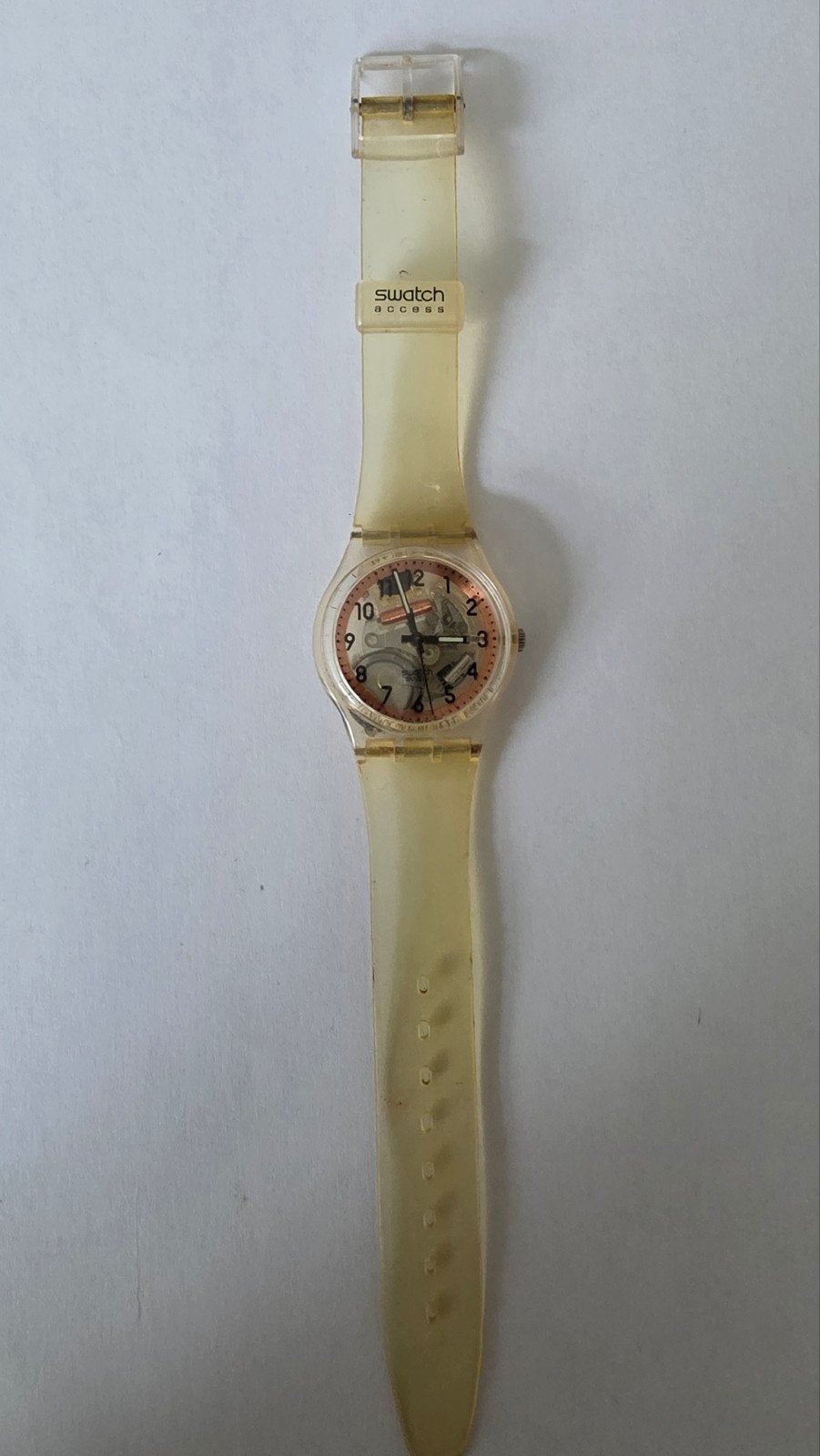 vintage Swatch Access Freeride SKK100 polshorloge uit 1996, Kunststof, Gebruikt, Polshorloge, Swatch