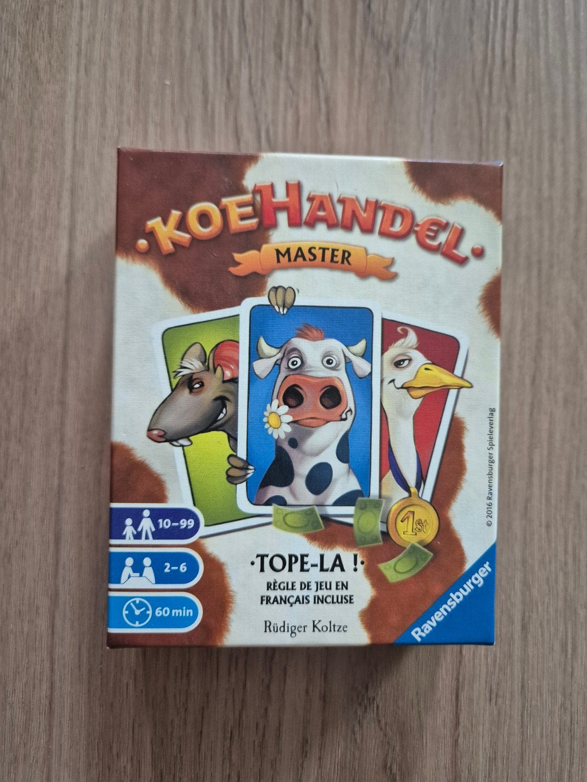 Koehandel Master - Ravensburger Kaartspel, Vijf spelers of meer, Ophalen of Verzenden, Gebruikt, Ravensburger