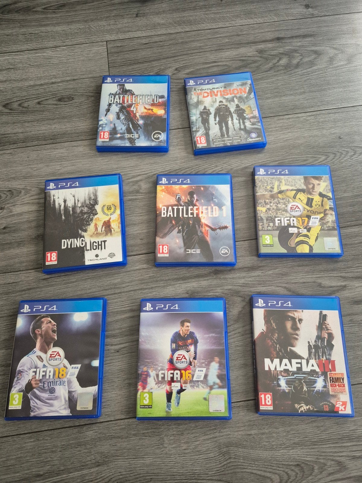PS4 Games: Battlefield, FIFA, Mafia, Dying Light, Division, Avontuur en Actie, Online, Gebruikt, Vanaf 18 jaar