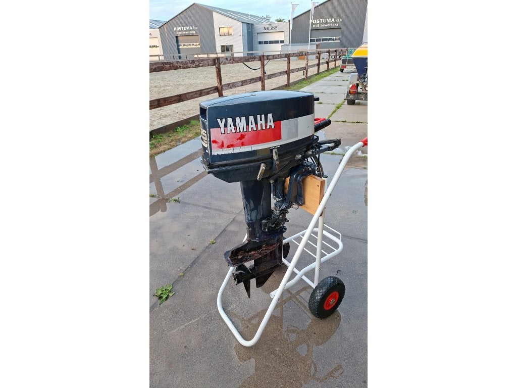25PK Yamaha kortstaart elektrische start, Watersport en Boten, Gebruikt, Benzine