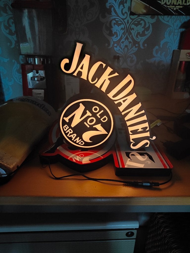 Jack Daniels verlichting., Ophalen of Verzenden, Nieuw, Lichtbak of (neon) lamp
