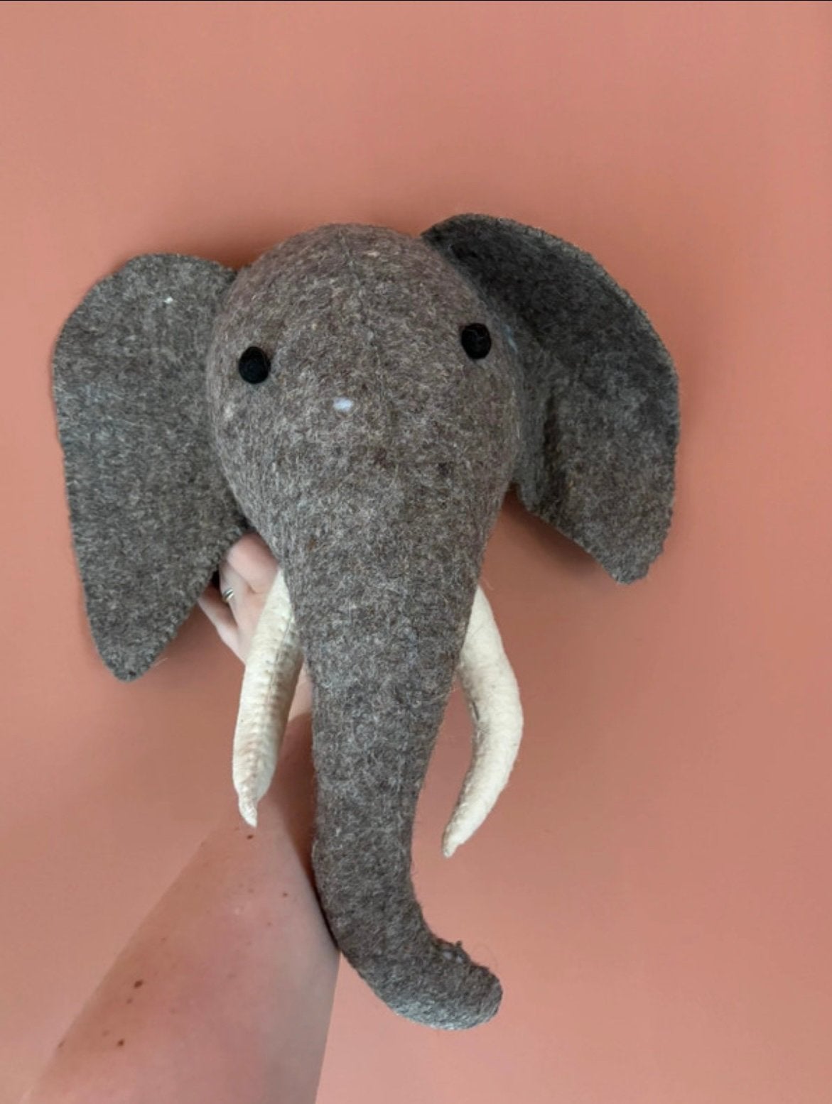 Wanddecoratie dierenkop, Ophalen of Verzenden, Zo goed als nieuw, Wanddecoratie