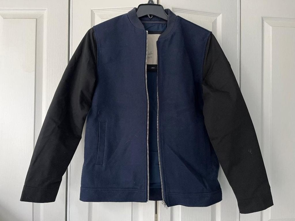 jas zomer heren, Maat 52/54 (L), Blauw, Ophalen of Verzenden, Zo goed als nieuw