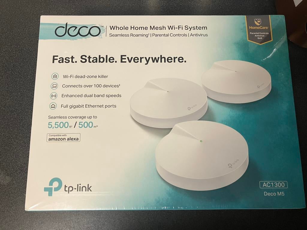TP-Link Deco M5 NIEUW IN FOLIE., Computers en Software, WiFi-versterkers, Ophalen, Nieuw