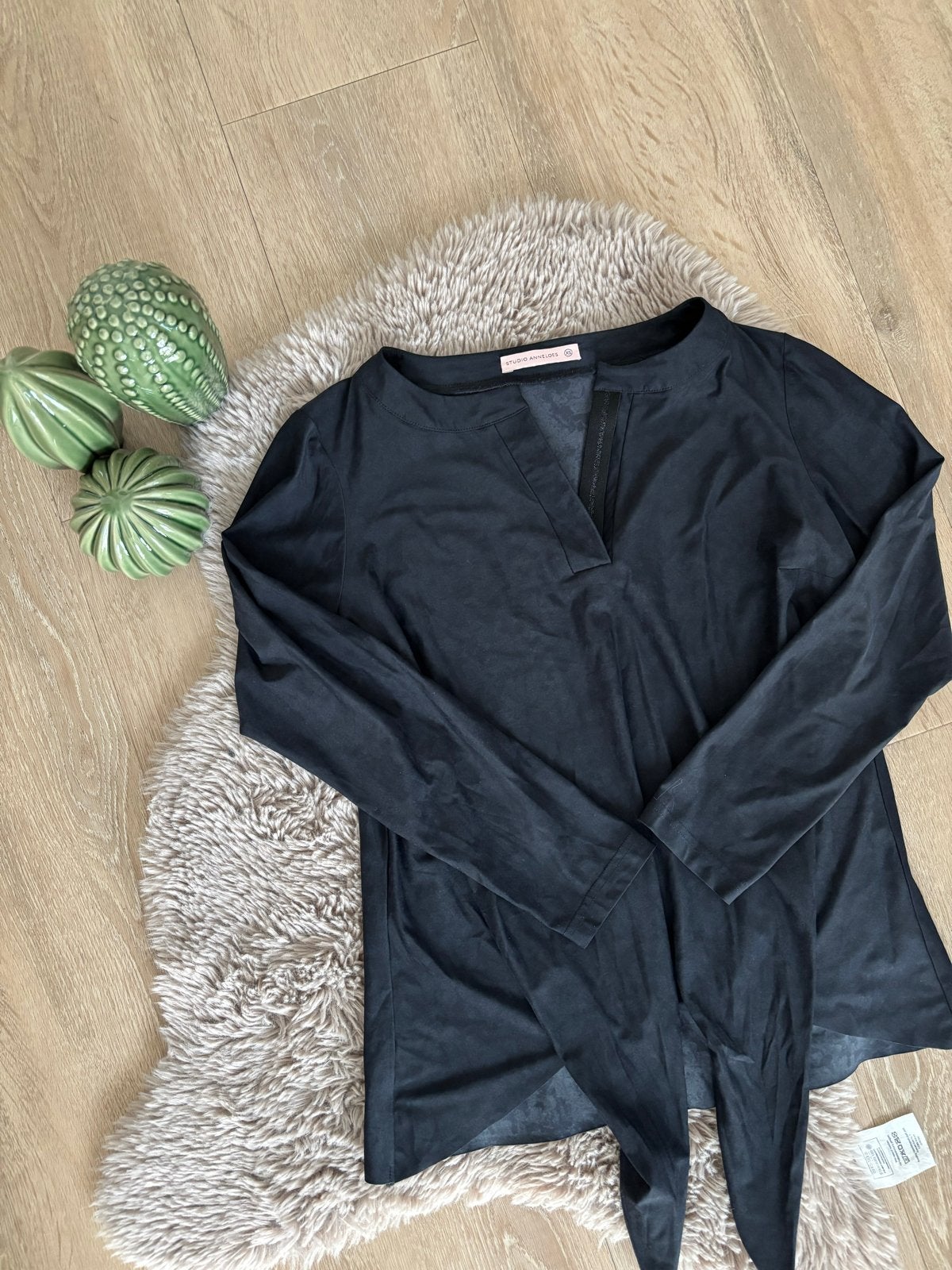 Studio Anneloes Poppy Blouse Zwart Maat XS, Ophalen of Verzenden, Zo goed als nieuw, Maat 34 (XS) of kleiner, Zwart