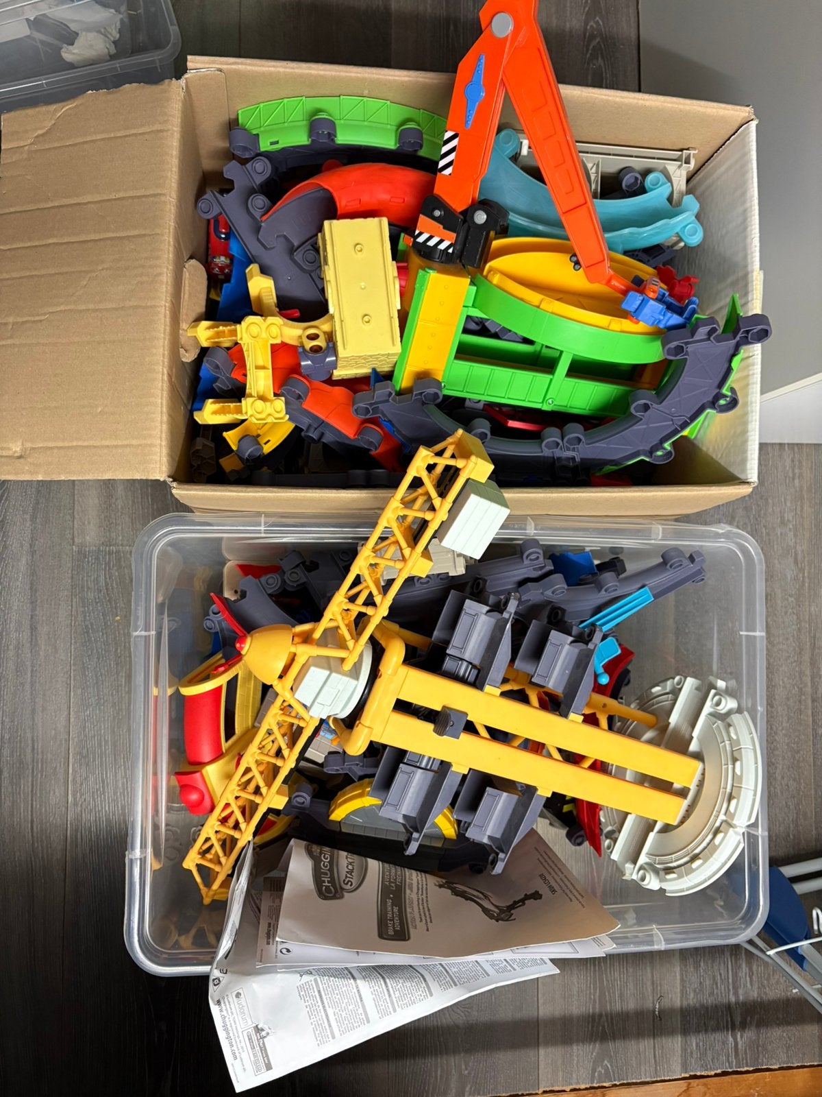 Chuggington treinbaan, Ophalen, Gebruikt