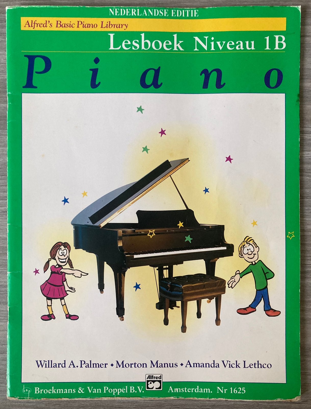 Alfred's Basic Piano Library, Lesboek Niveau 1B, Ophalen of Verzenden, Gebruikt