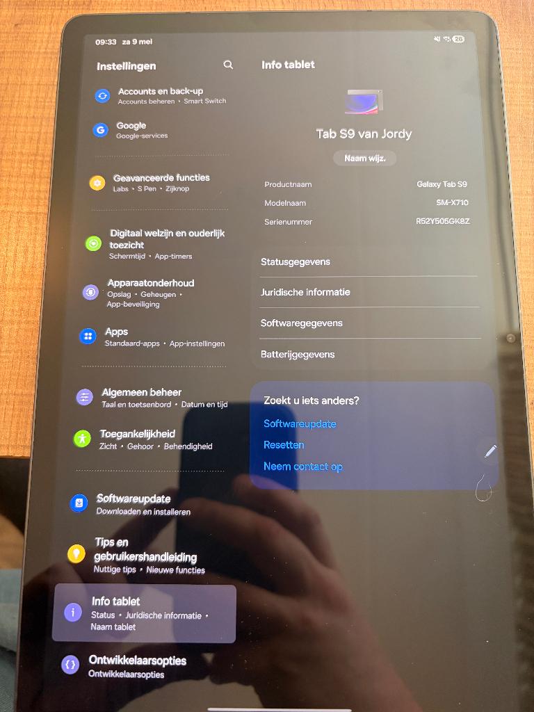 Samsung galaxy Tab S9 wifi 128gb te koop, Computers en Software, Android Tablets, Ophalen, 11 inch, Zo goed als nieuw, 128 GB