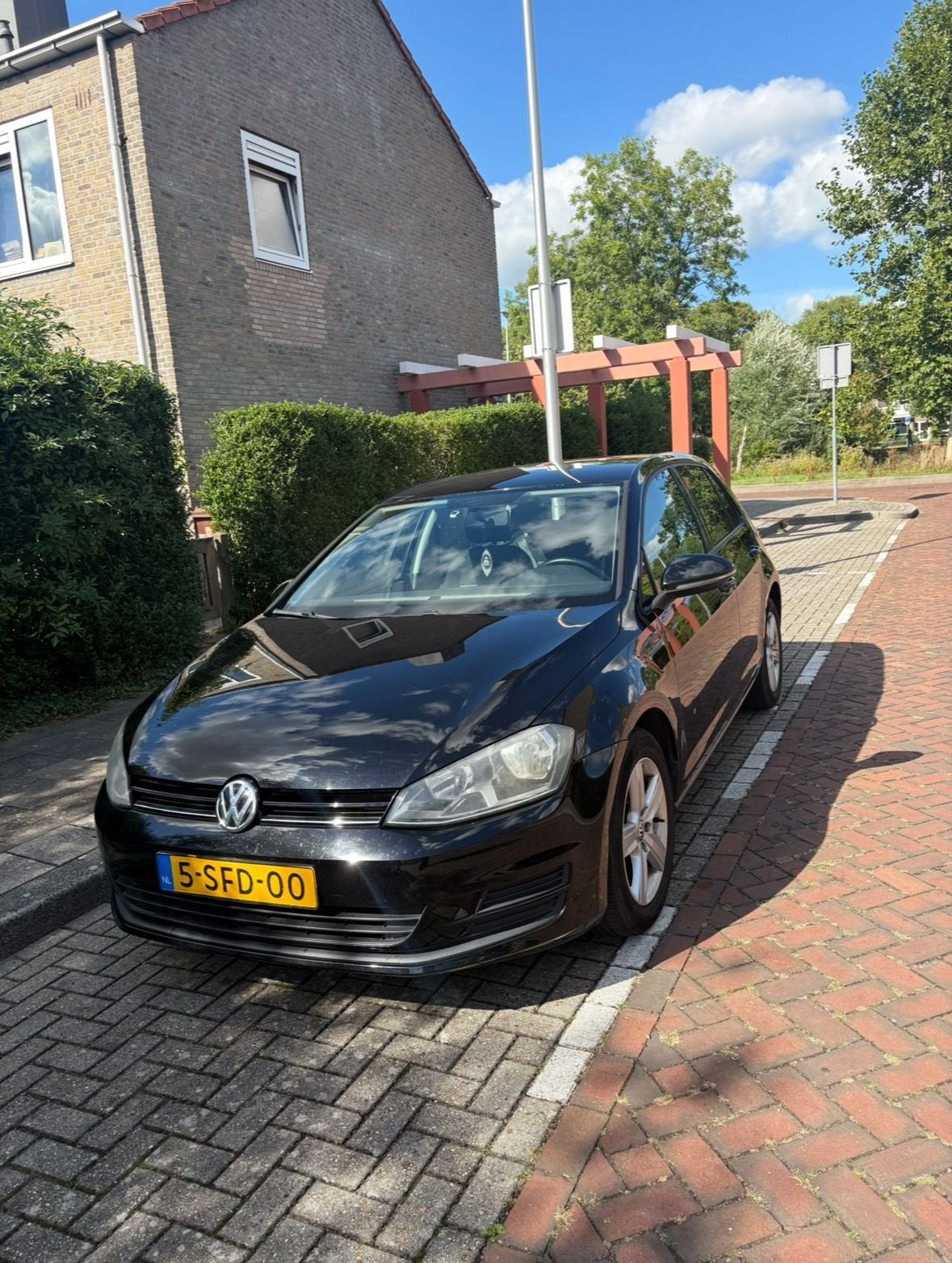 Volkswagen Golf 1.2 TSI 63KW 5D 2013 Zwart, Auto's, Voorwielaandrijving, 4 cilinders, 610 kg, Zwart