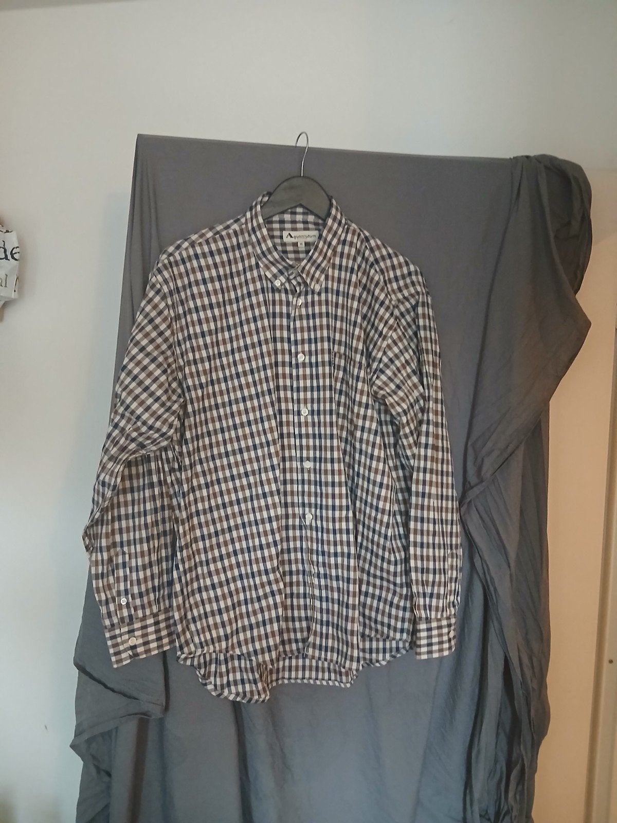 aquascutum london overhemd xl, Zo goed als nieuw, Aquascutum, Halswijdte 43/44 (XL), Meerkleurig
