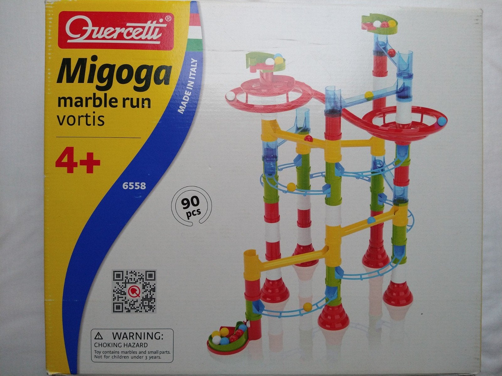 Quercetti Migoga Marble Run VORTIS - knikkerbaan, Ophalen of Verzenden, Gebruikt, Overige merken