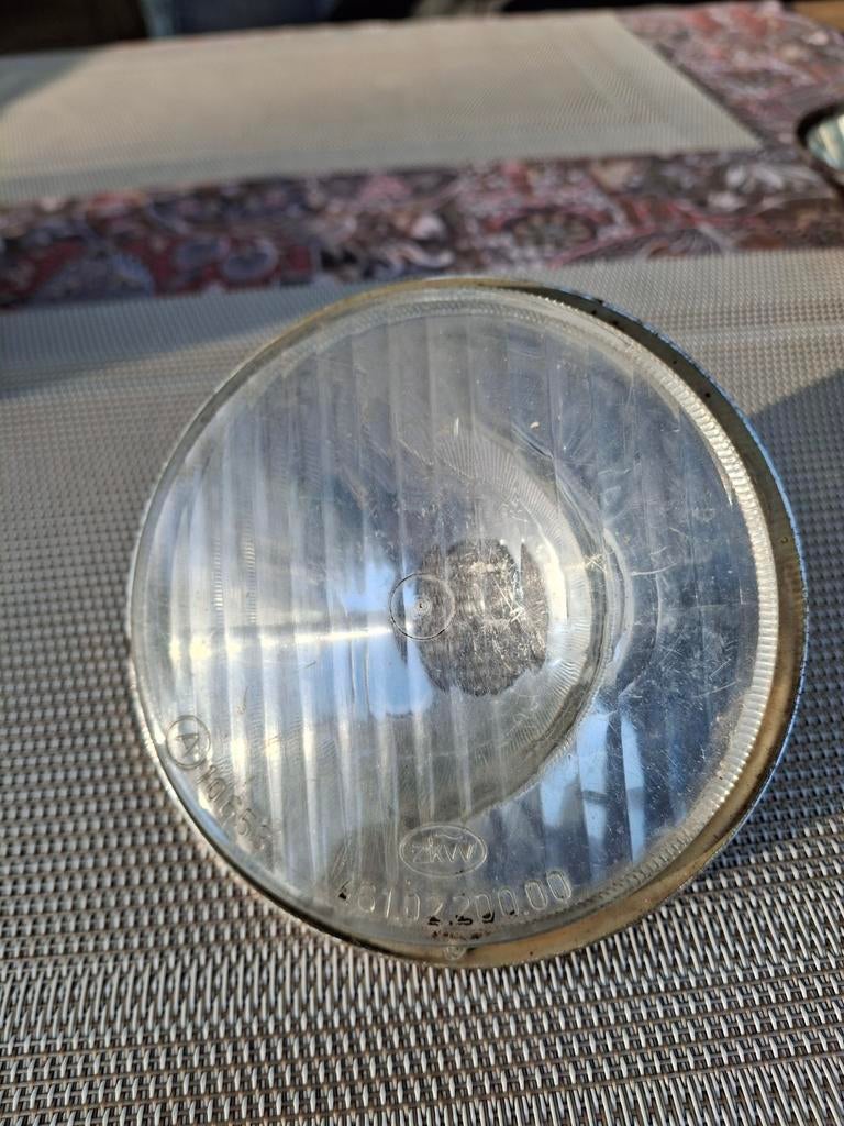 Puch maxi origineel koplampglas met reflector., Ophalen of Verzenden