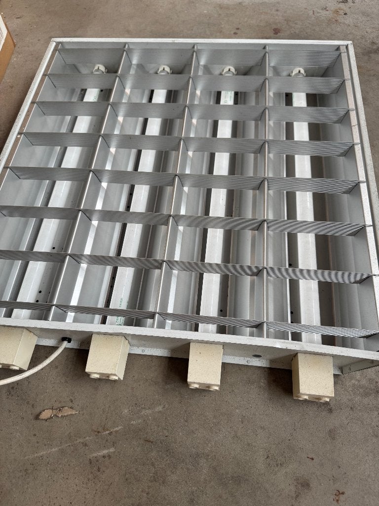 Inbouw TL armontuur  6X, Doe-het-zelf en Verbouw, Ophalen of Verzenden, Gebruikt, 50 tot 200 watt, Lamp met armatuur