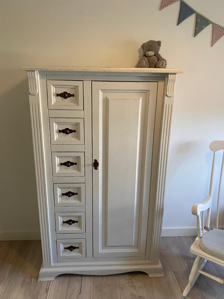 Brocante kast, Huis en Inrichting, Kasten | Ladekasten, Ophalen, Gebruikt, 5 laden of meer, 50 tot 100 cm