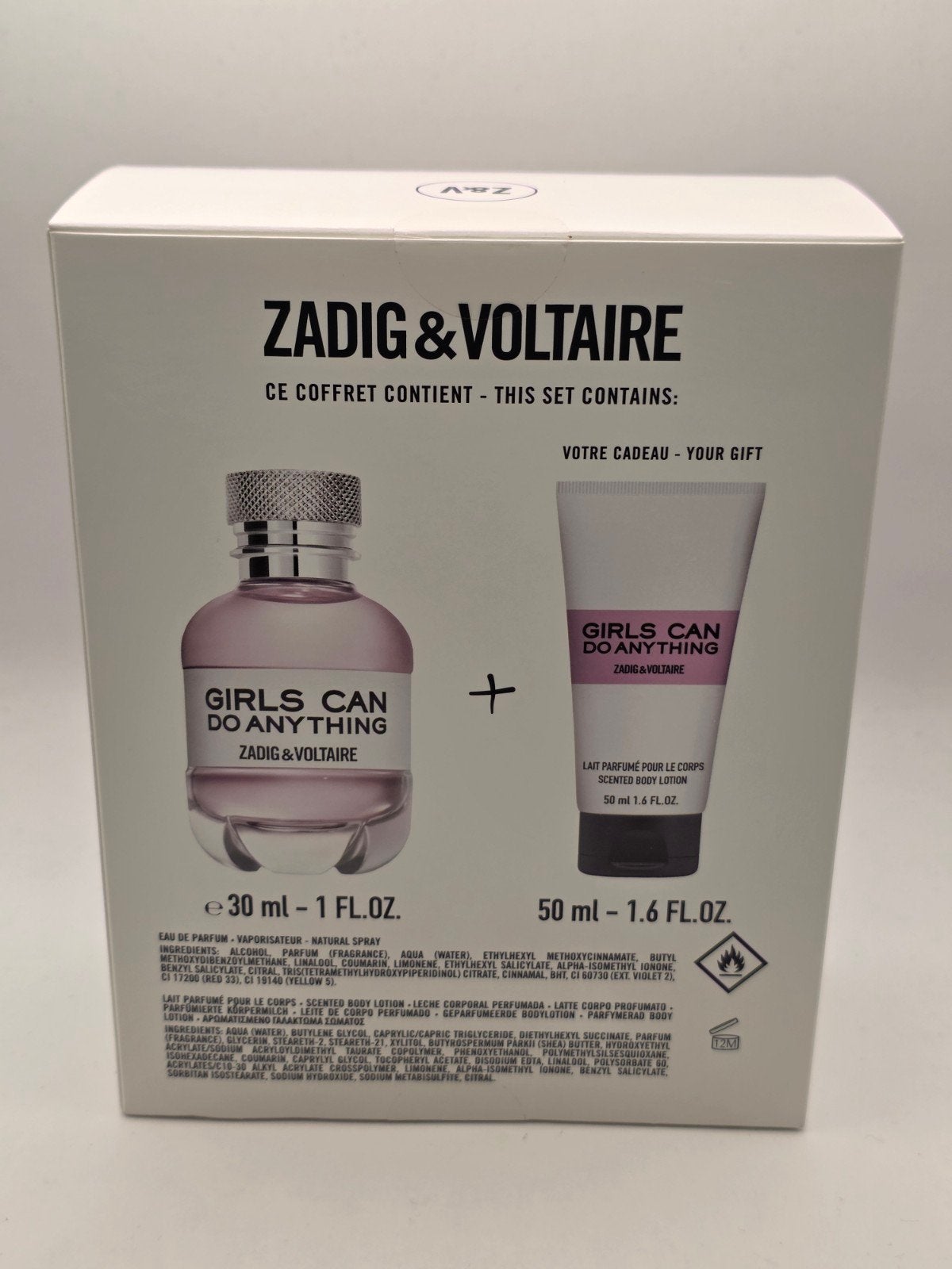 Zadig and Voltaire girls can do anything EDP 30ML giftset, Ophalen of Verzenden, Nieuw