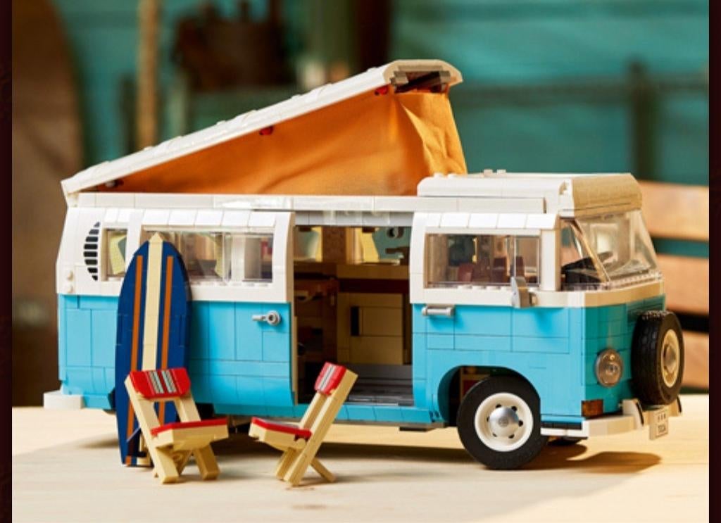 Bouwsteentjes Volkswagen T2 Campeerbus, Ophalen of Verzenden