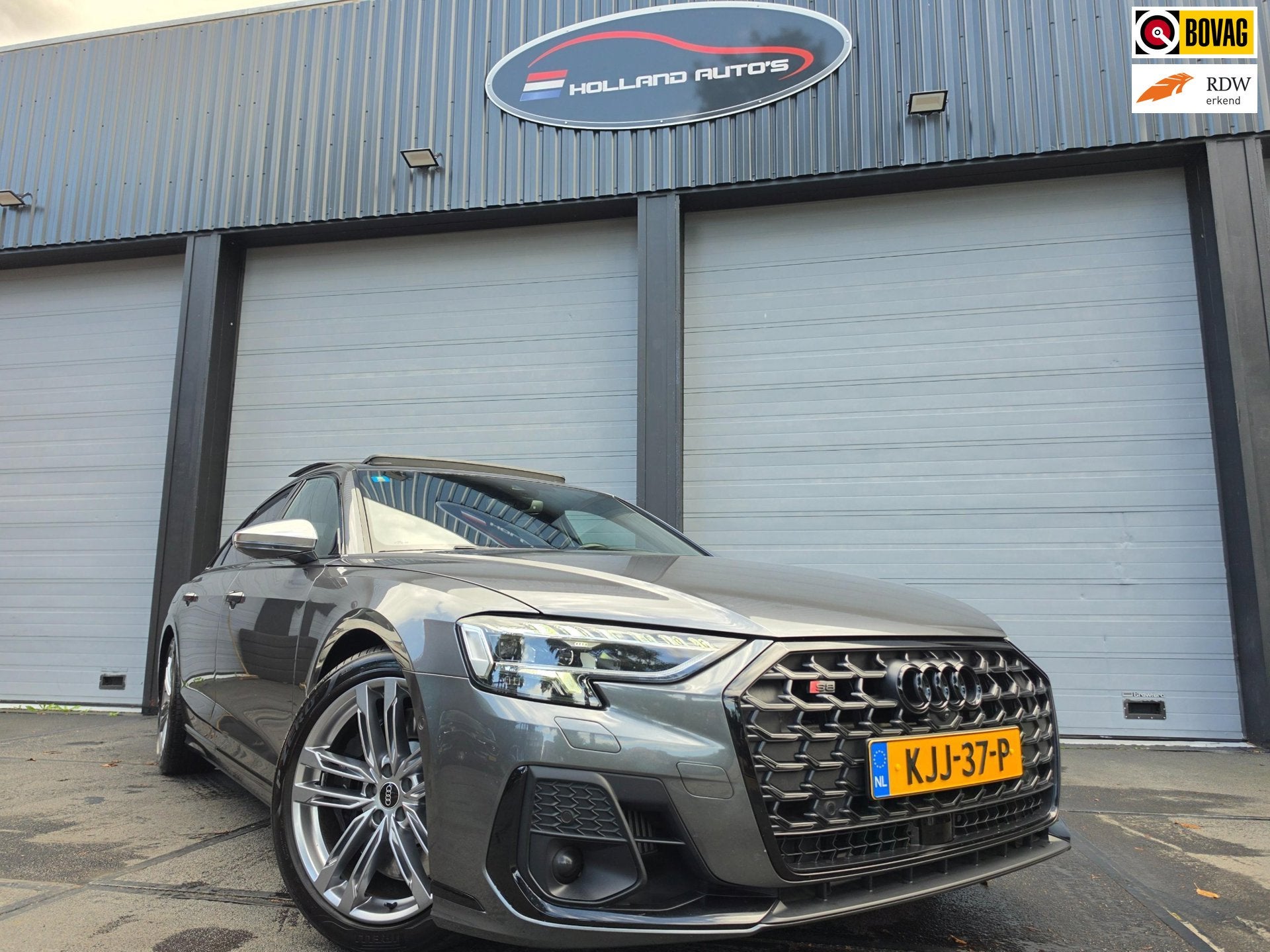 Audi A8 4.0 TFSI S8 Quattro incl. Btw, VOL dealer garantie d, Auto's, Automaat, Dealer onderhouden, Gebruikt, Leder