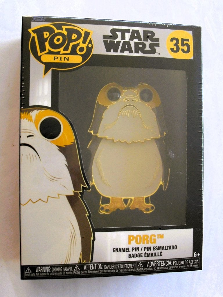 Funko Pop! Pin Star Wars Porg 35 StarWars Mega Pin, Ophalen of Verzenden, Nieuw, Overige typen