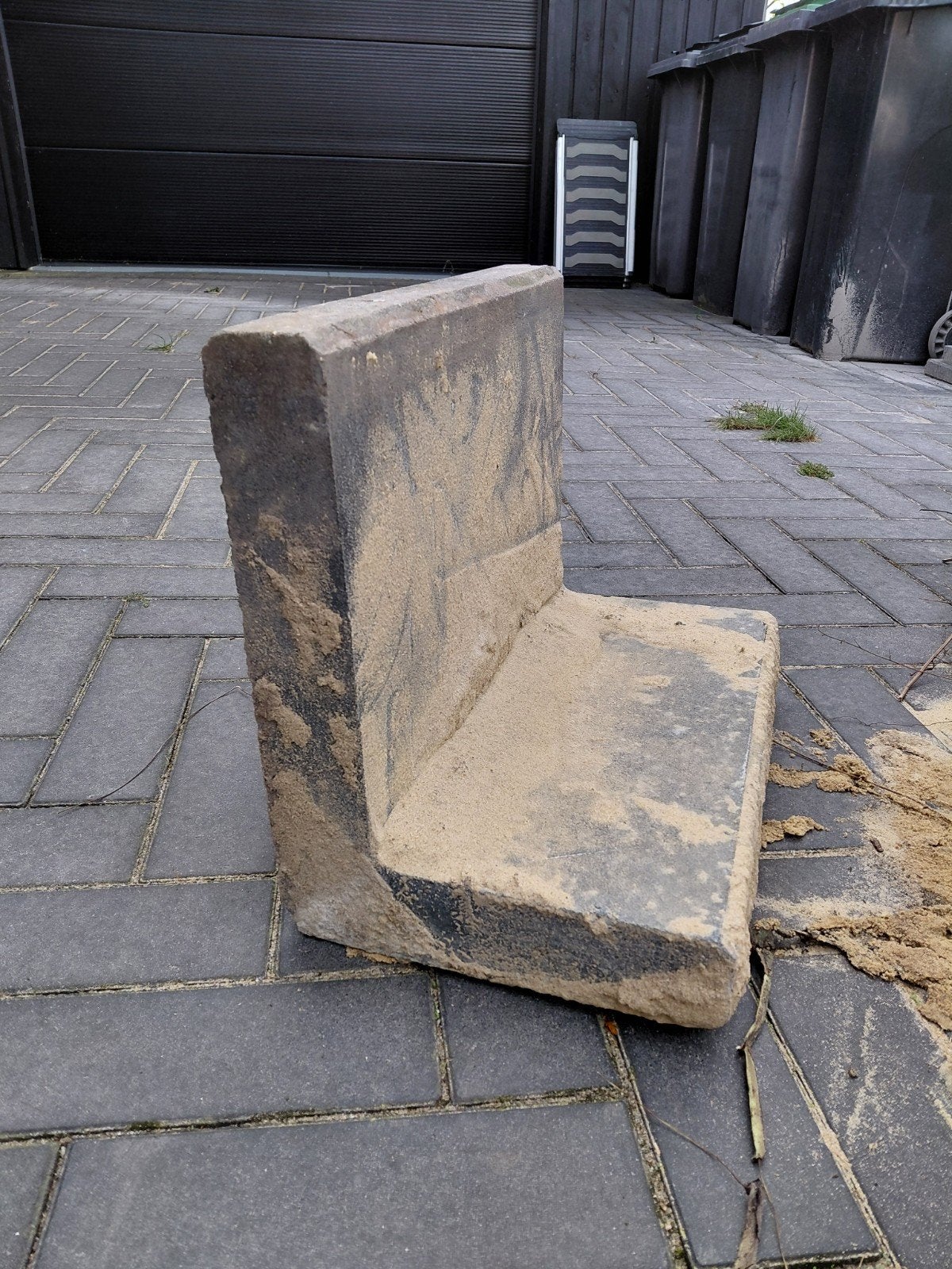 3 x Betonnen L-elementen, Ophalen, Gebruikt, Overige typen, Minder dan 5 m²