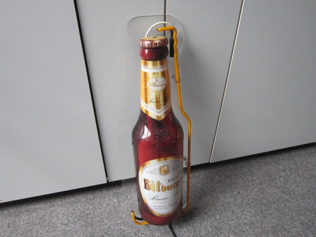 BITBURGER BIER NEON LICHTRECLAME, Ophalen, Zo goed als nieuw, Overige typen, Overige merken