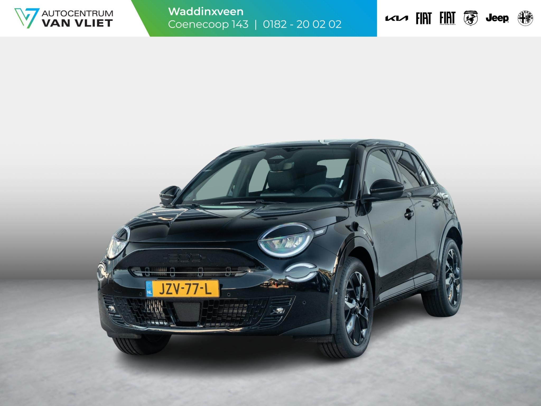 Fiat 600 1.2 Hybrid Sport | Navi | Cinema Black l Camera l S, Auto's, 145 pk, Gebruikt, 1199 cc, Met garantie (alle)
