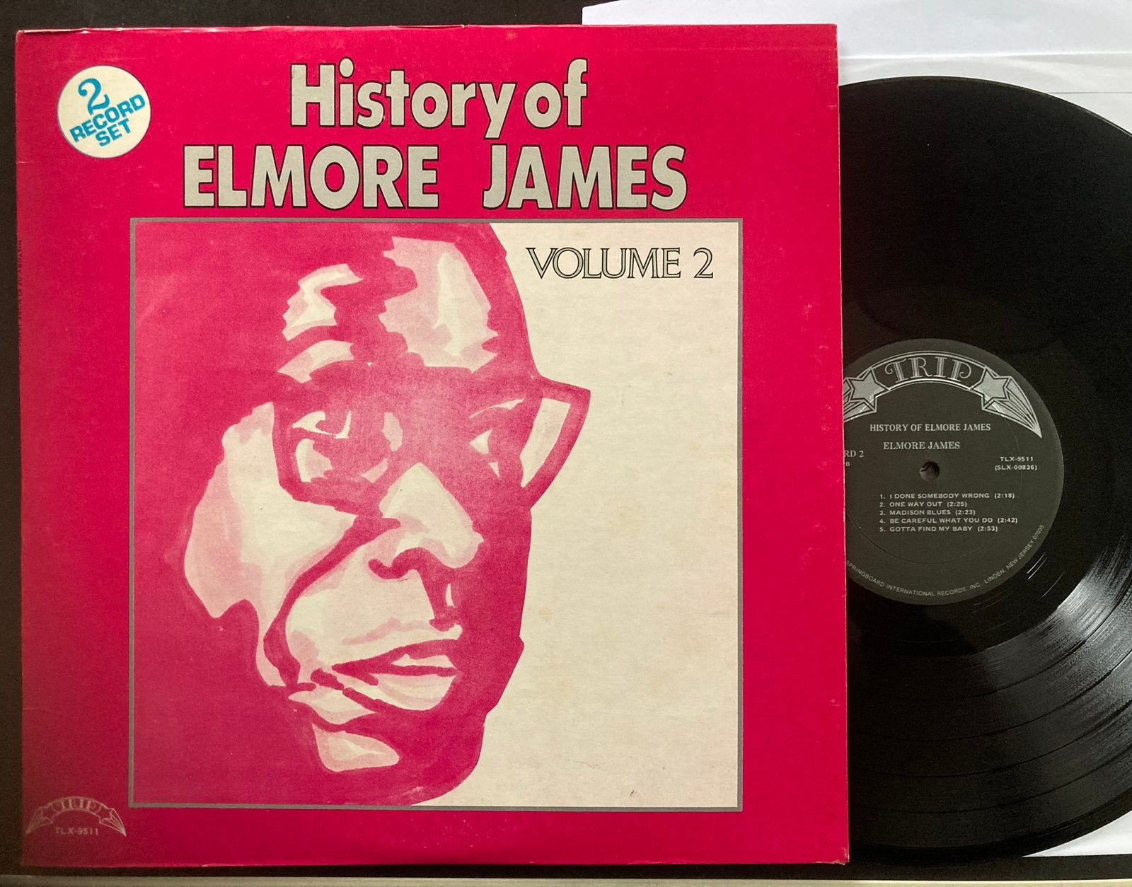 Elmore James - History of… 2LP Trip records slide blues, Cd's en Dvd's, Vinyl | Jazz en Blues, Gebruikt, Originele persing, Ophalen of Verzenden