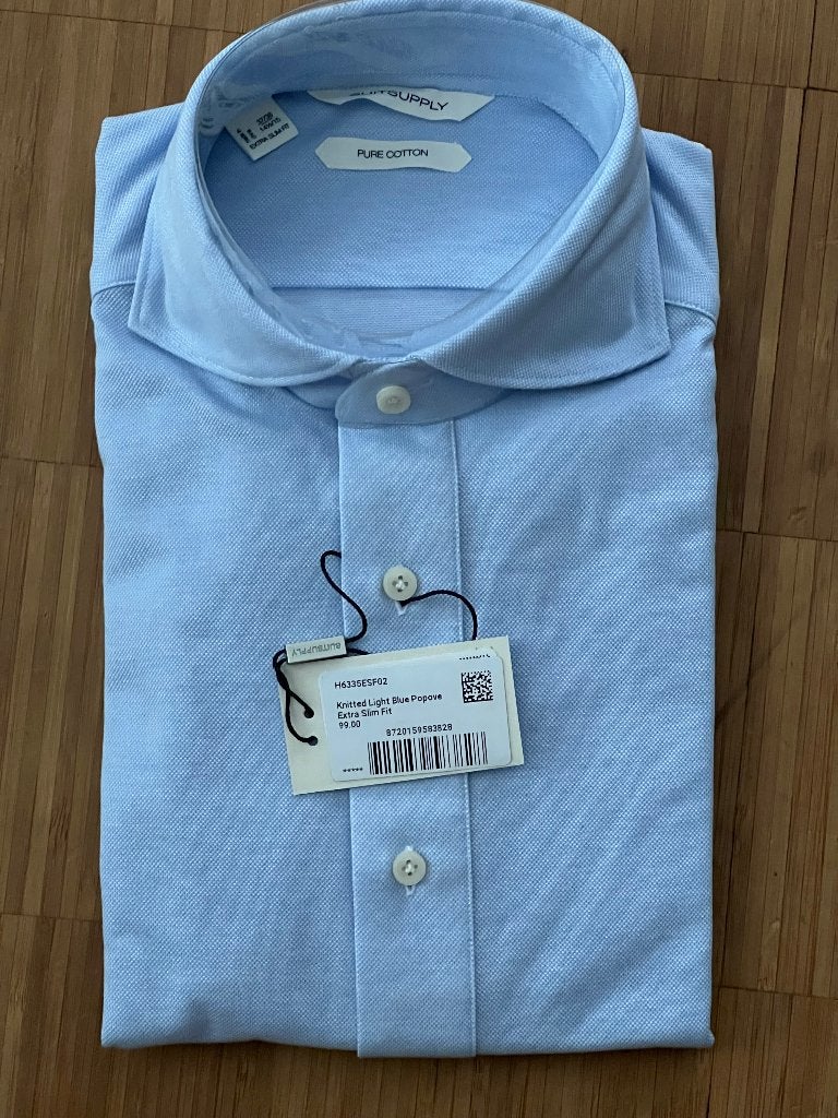 Lichtblauw Suit Supply overhemd, Kleding | Heren, Overhemden, Blauw, Halswijdte 38 (S) of kleiner, Nieuw, Ophalen of Verzenden