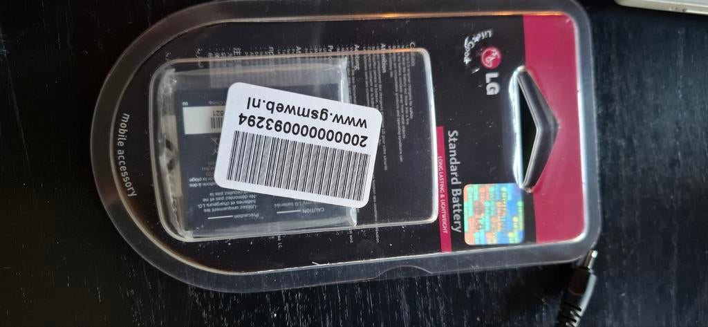 LG Standaard Telefoon Batterij - Nieuw in Verpakking, Ophalen of Verzenden, Nieuw