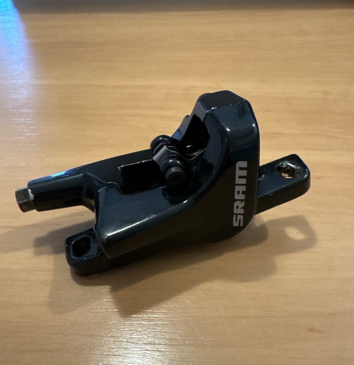SRAM MTB remklauw - kort gebruikt, goede remblokjes, Fietsen en Brommers, Remmen, Gebruikt, Ophalen of Verzenden, Aluminium
