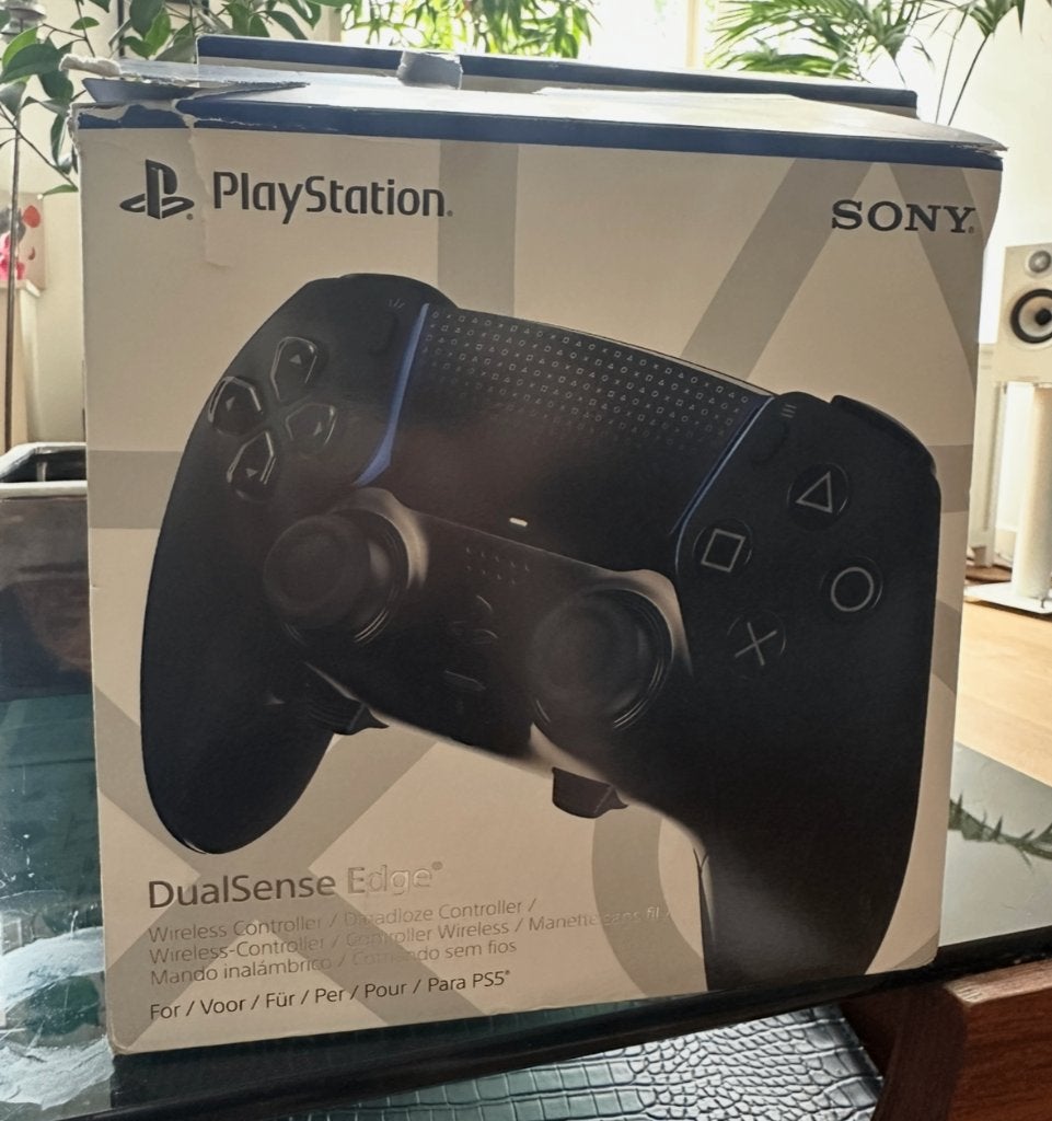Sony Playstation Black Dualsense Edge In Box With Receipt, Ophalen, PlayStation 5, Zo goed als nieuw, Controller