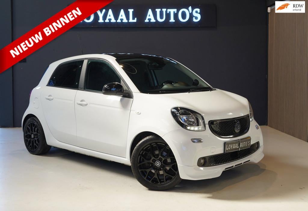 Smart Forfour 1.0 Passion Brabus-uitvoering| CRUISE | AIRCO, Gebruikt, 4 stoelen, Wit, Handgeschakeld