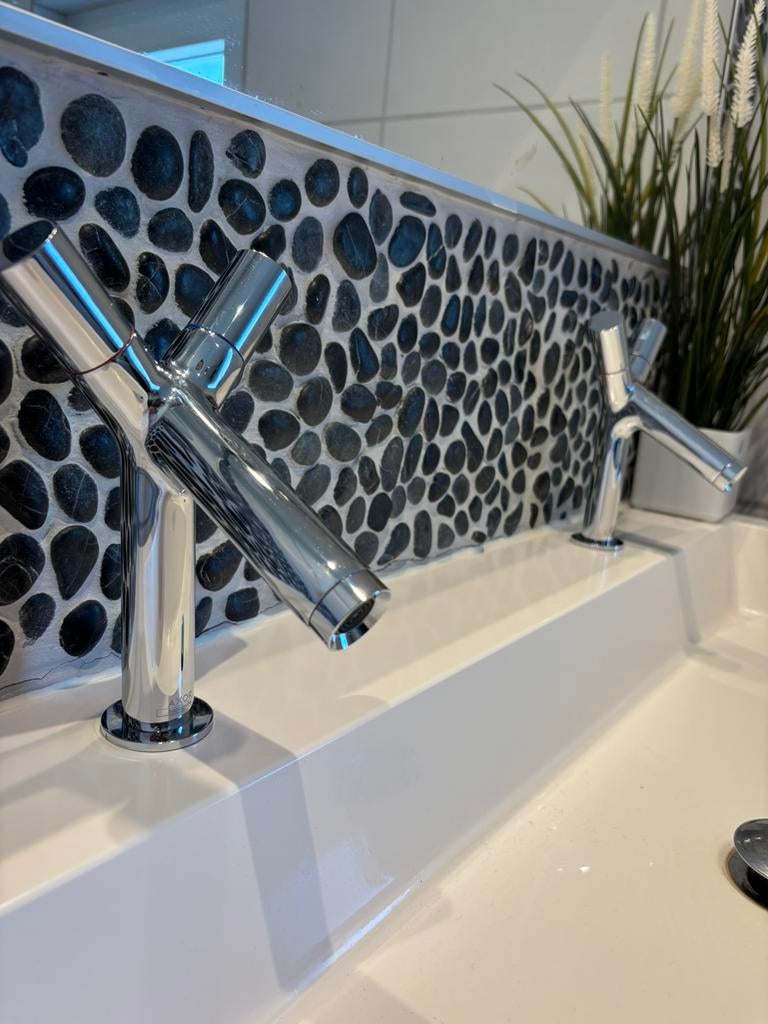 Hansgrohe Axor Starck wastafel kranen, Doe-het-zelf en Verbouw, Sanitair, Ophalen of Verzenden, Zo goed als nieuw, Koper, Kraan