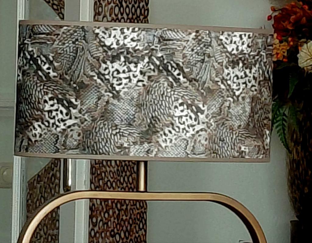 Nieuw hotelchique Eric Kuster velvet leopard lampenkap, Hotelchique, Rond, Nieuw, Ophalen of Verzenden
