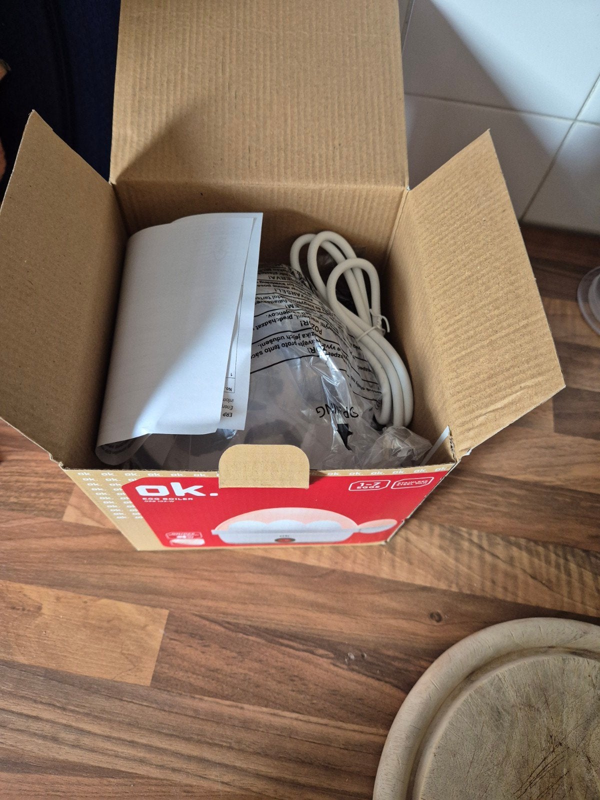 OK. Eierkoker - Nog helemaal nieuw in doos, Ophalen of Verzenden, Nieuw