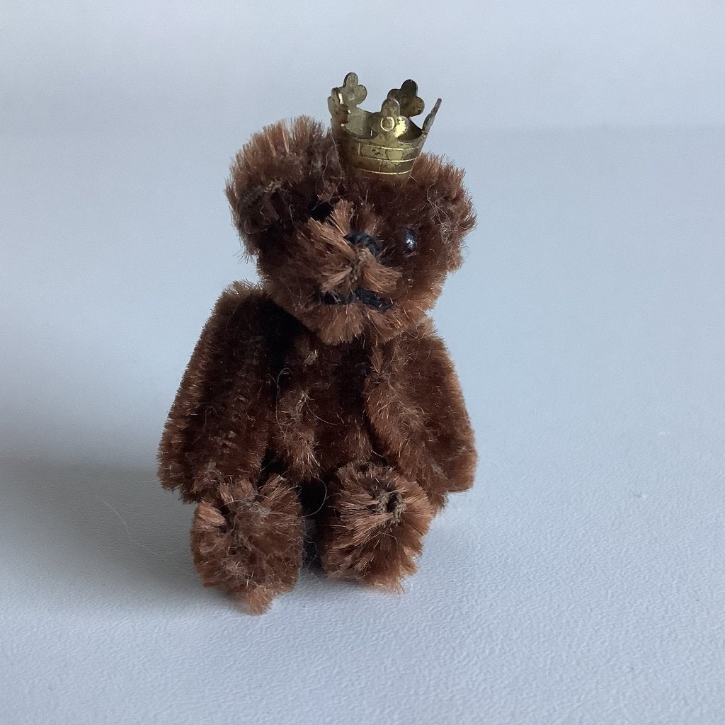 Schuco minibeertje met kroontje (Berlin tut gut), Ophalen of Verzenden, Zo goed als nieuw, Stoffen beer, Overige merken