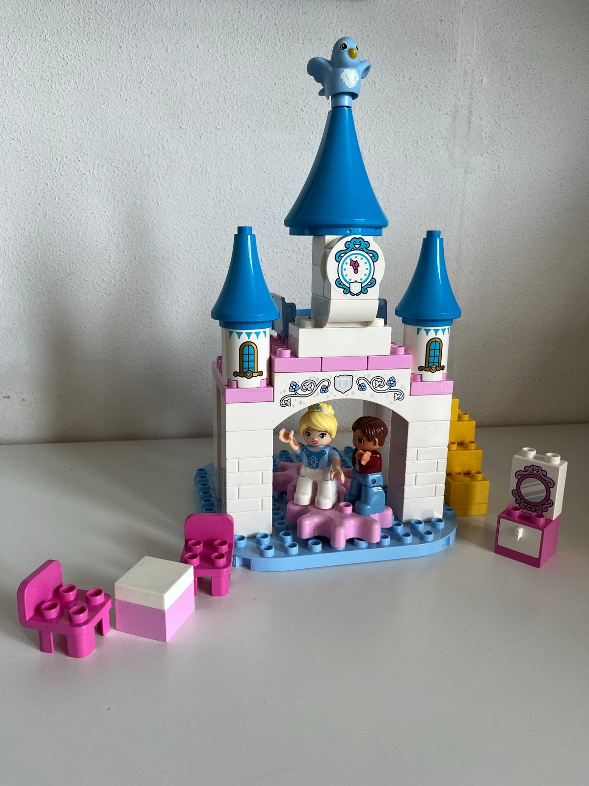 LEGO Duplo Assepoester Kasteel met figuren en accessoires, Kinderen en Baby's, Ophalen, Lego, Zo goed als nieuw, Compleet