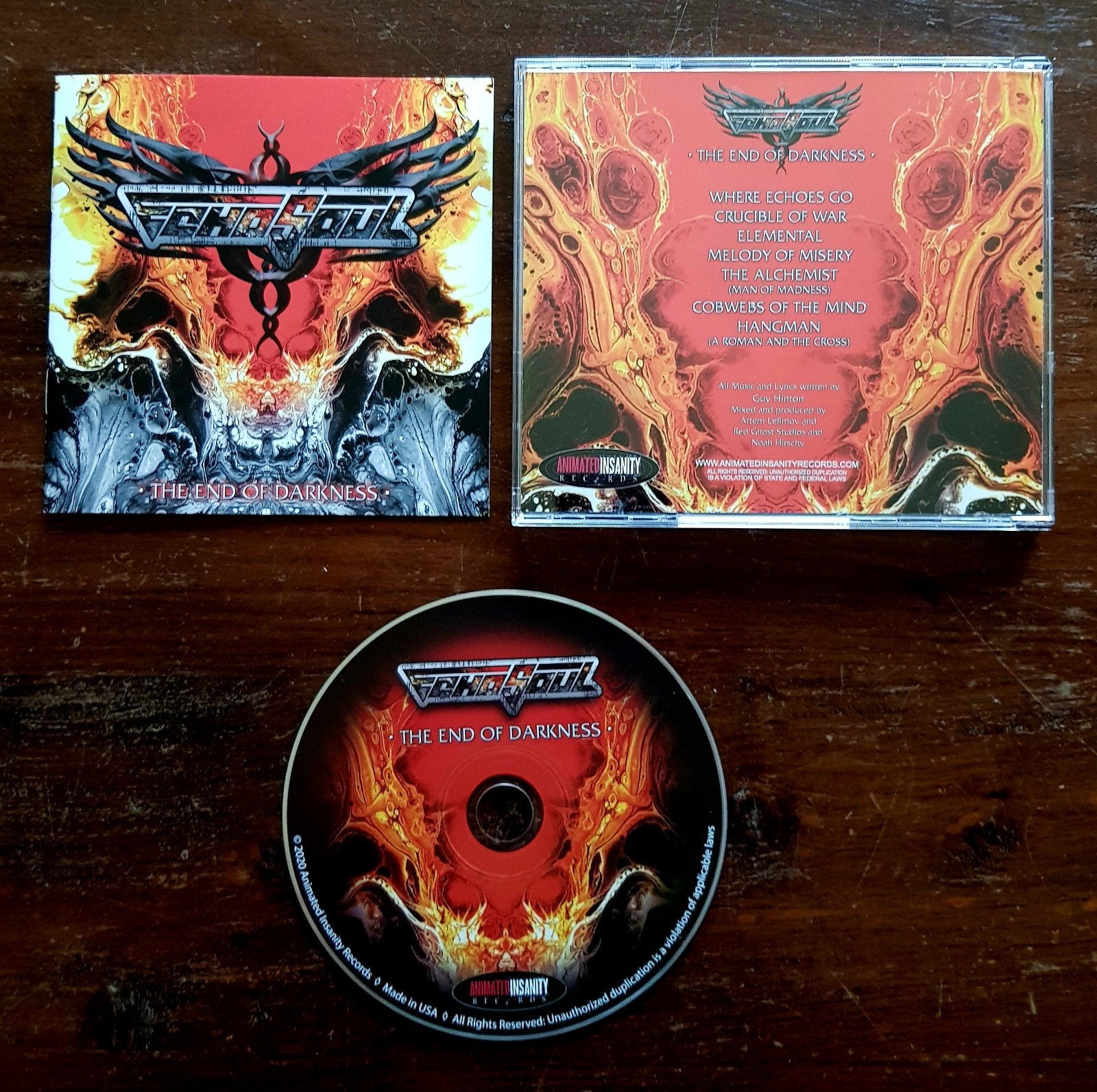 EchoSoul - The end of darkness cd prog rock Ripper Owens, Ophalen of Verzenden, Zo goed als nieuw