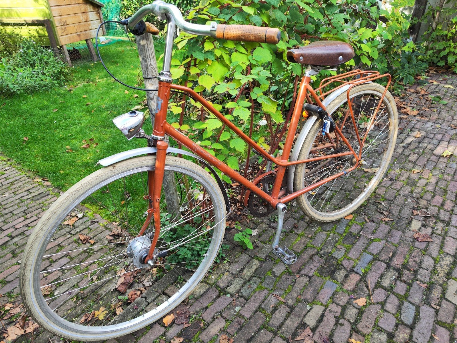 Republic Dutch fiets - Oud Frans frame, collector's item, Terugtraprem, Versnellingen, 50 tot 53 cm, Ophalen