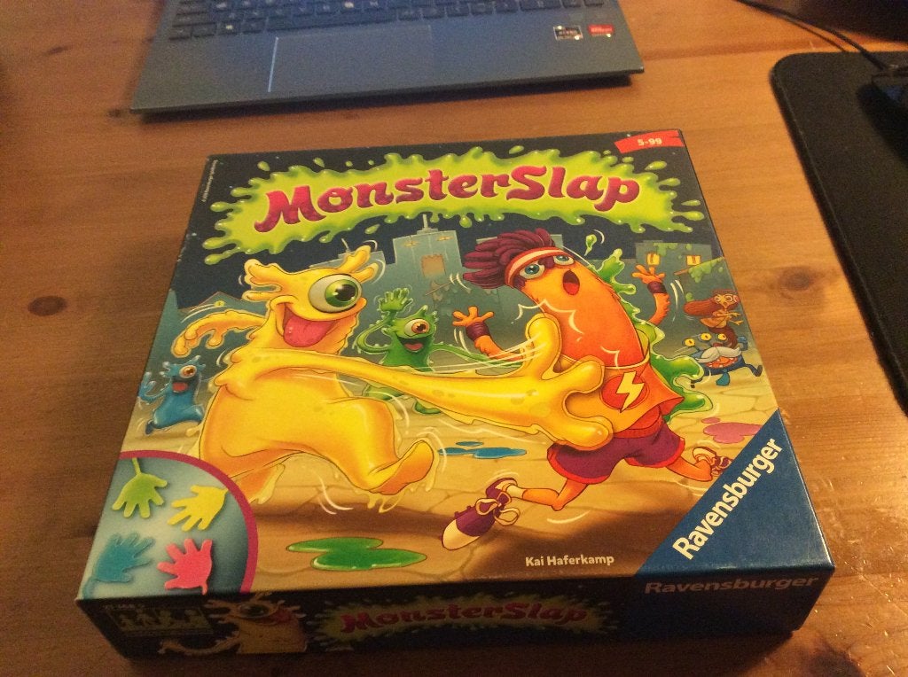 Ravensburger Monster Slap, Een of twee spelers, Ophalen of Verzenden, Gebruikt, Ravensburger
